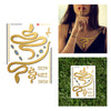 Greek Medusa Metallic Jewelry Temporary Flash Tattoo by Selma Fonseca Necklace Snake
