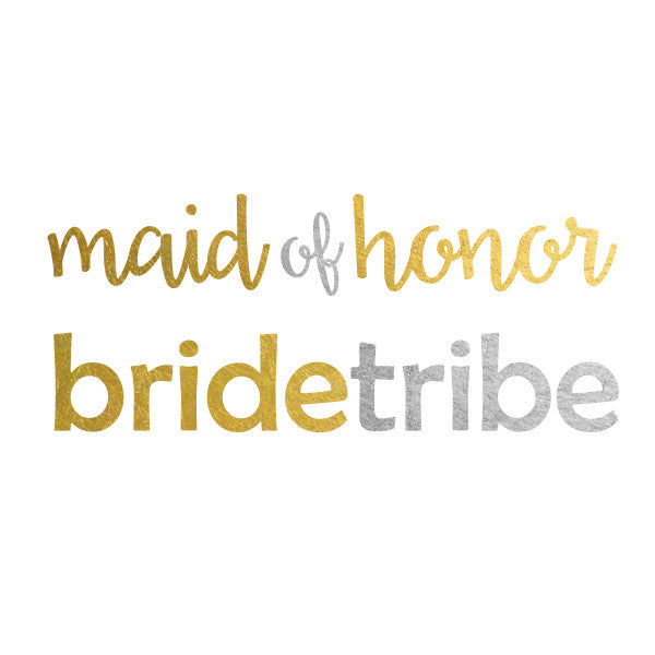 2 PACK BrideTribe and Maid of Honor