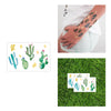 cactuses temporary metallic tattoo pack, desert palm springs party idea