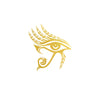 Egyptian Eye Gold Metallic Tattoo, egyptian flash tattoo, Egyptian Hieroglyph necklace, eye of horus necklace, gold eye of horus, silver eye of horus, hieroglyphic necklace, eye of horus tattoo