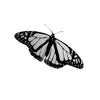  Silver Butterfly Metallic Temporary Flash Tattoo