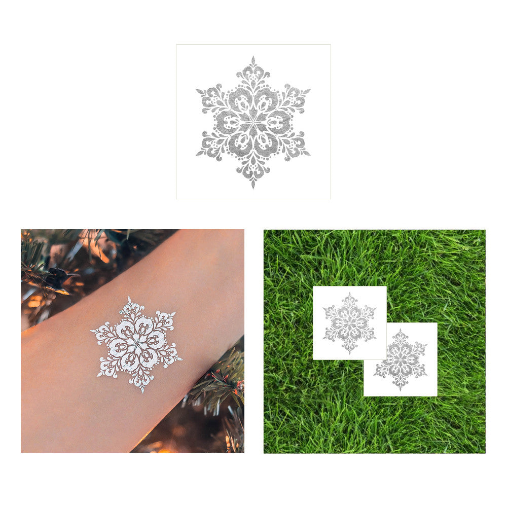 Snowflake Ink 2 PACK Snowflake | Gold Ink Tattoo